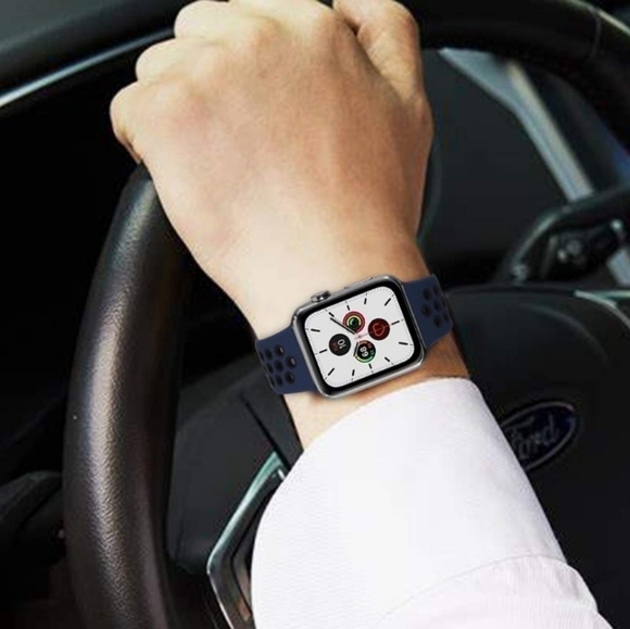 Silicone Apple watch Band 42mm, 44mm band 45mm band 49mm band Sport, 46mm - Picture 2 of 3